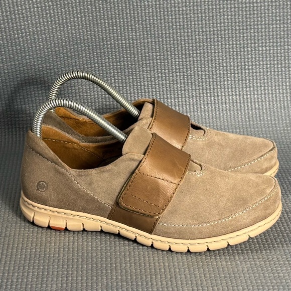 Born Women’s Gray Suede Morganite Slip On Loafers Shoes Size‎ 7.5 - Picture 2 of 10